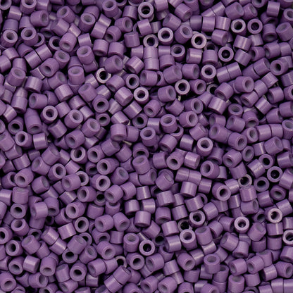 Cylin Bead 11/0 Opaque Dark Mauve - Alberta Bead Store