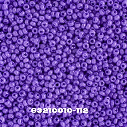 Czech Seed Bead 10/0 Opaque Dark Violet - Alberta Bead Store