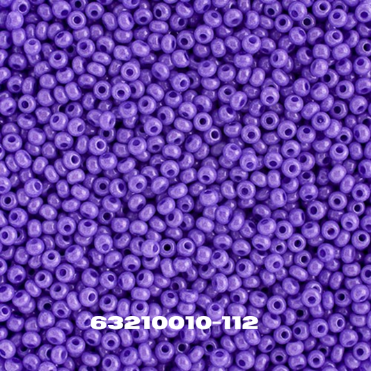 Czech Seed Bead 10/0 Opaque Dark Violet - Alberta Bead Store