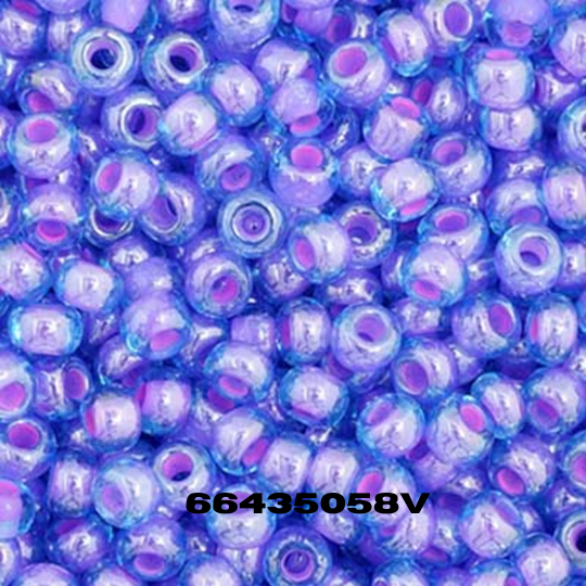 Czech Seed Bead 11/0 Aqua/Amethyst C/L - Alberta Bead Store