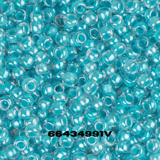 Czech Seed Bead 11/0 C/L Turquoise - Alberta Bead Store