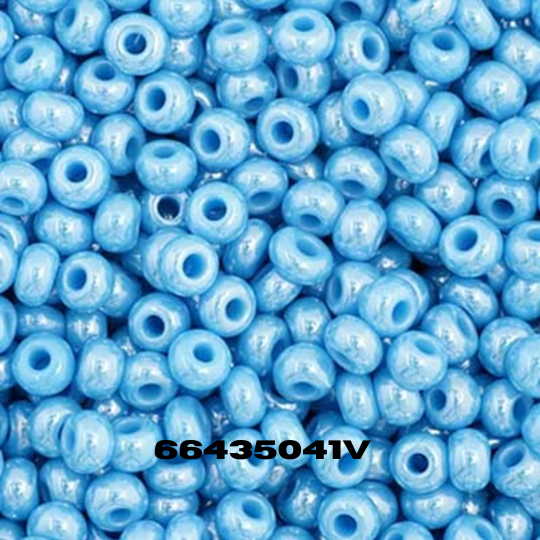 Czech Seed Bead 11/0 Opaque Blue Luster - Alberta Bead Store
