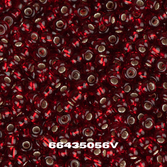 Czech Seed Bead 11/0 S/L Dark Red - Alberta Bead Store