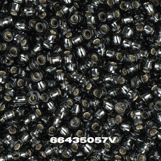 Czech Seed Bead 11/0 S/L Grey - Alberta Bead Store
