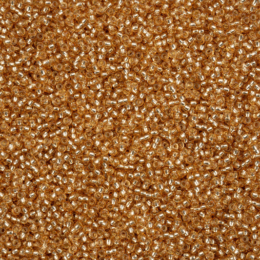 Czech Seed Bead 11/0 S/L Light Brown Solgel - Alberta Bead Store