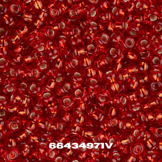 Czech Seed Bead 11/0 S/L Light Red - Alberta Bead Store