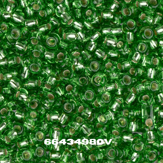 Czech Seed Bead 11/0 S/L Lime Green - Alberta Bead Store