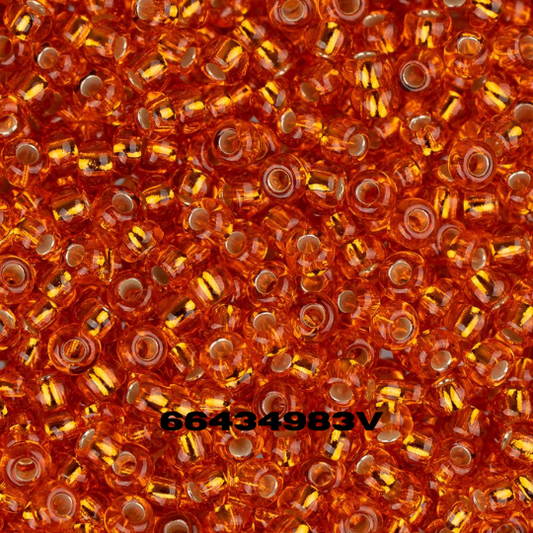 Czech Seed Bead 11/0 S/L Orange - Alberta Bead Store