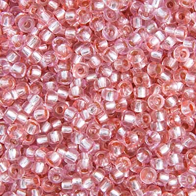 Czech Seed Beads 10/0 Transparent Pink Mix S/L - Alberta Bead Store