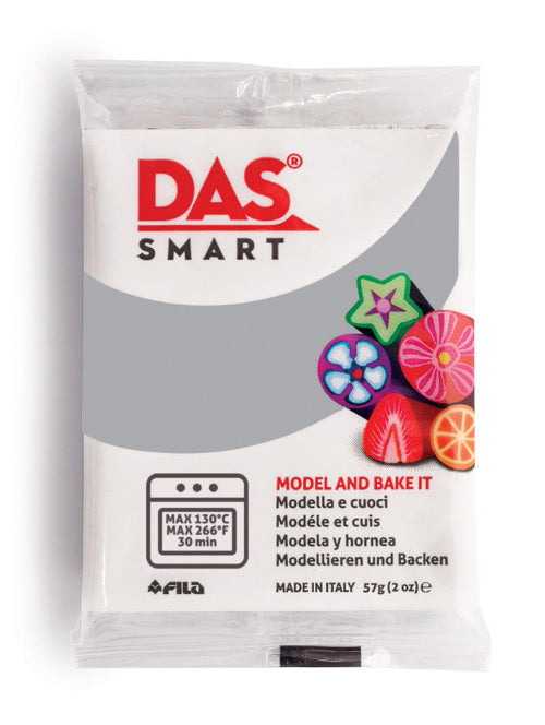 DAS Smart Polymer Clay, Cool Grey (57g) | Alberta Bead Store