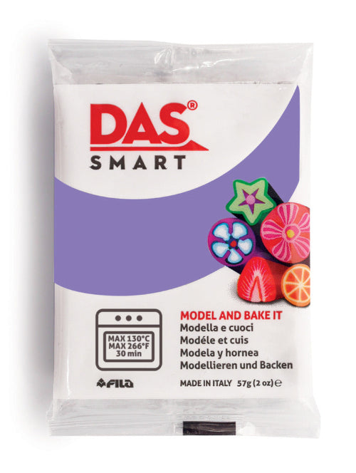 DAS Smart Polymer Clay, Lilac (57g) | Alberta Bead Store