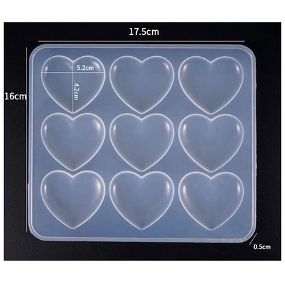Heart Silicone Mold - Alberta Bead Store
