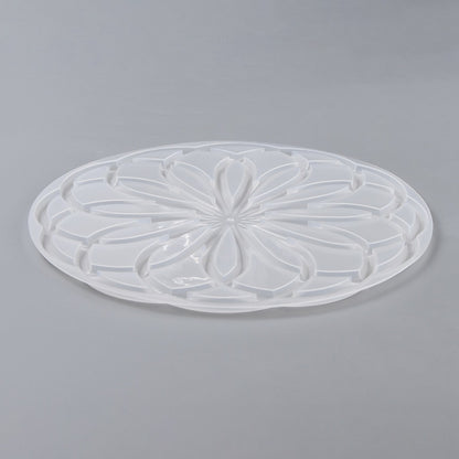 Round with Mandala Pattern Silicone Mold 8" - Alberta Bead Store