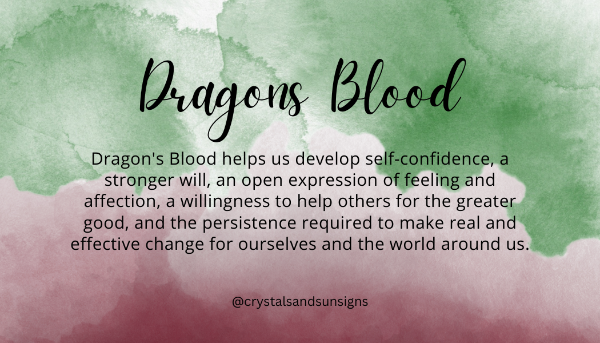 Dragons Blood Healing Properties