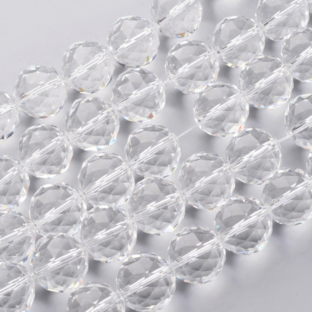 Glass Bead Faceted Round 19.5MM 1pc
