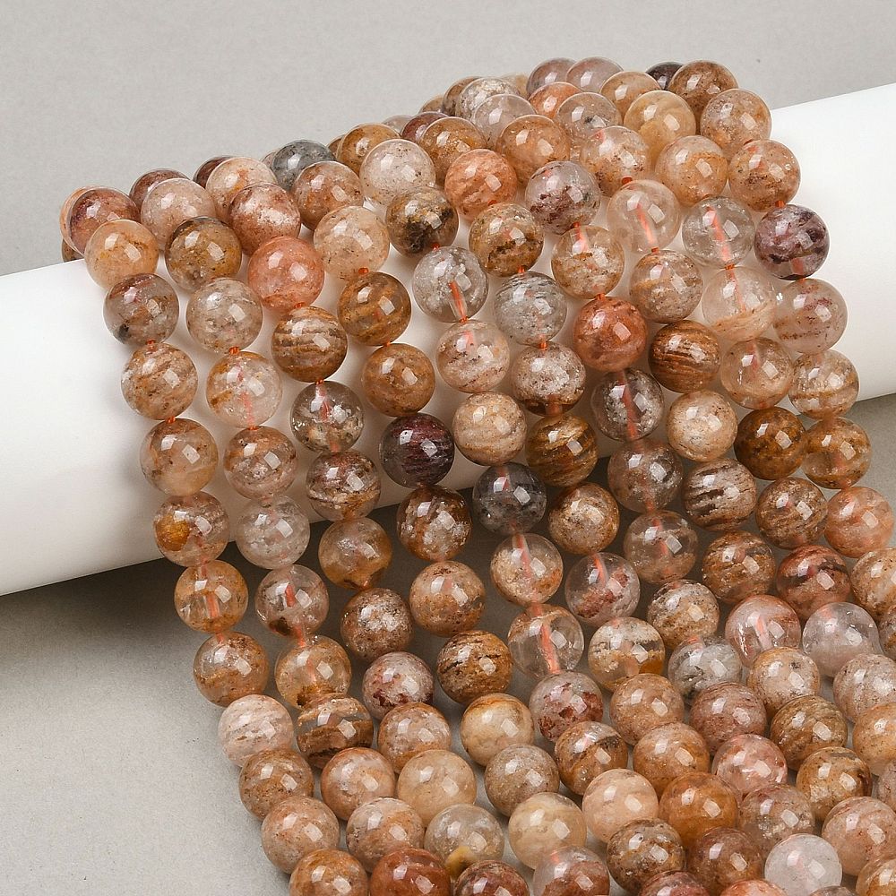 Thousand Layer Lodolite Quartz Beads - Alberta Bead Store
