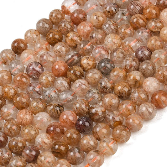 Thousand Layer Lodolite Quartz Beads - Alberta Bead Store