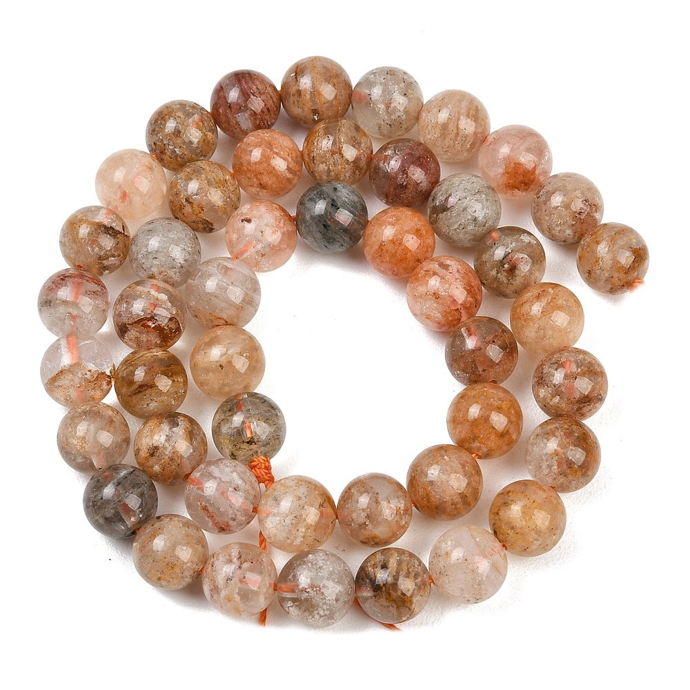 Thousand Layer Lodolite Quartz Beads - Alberta Bead Store