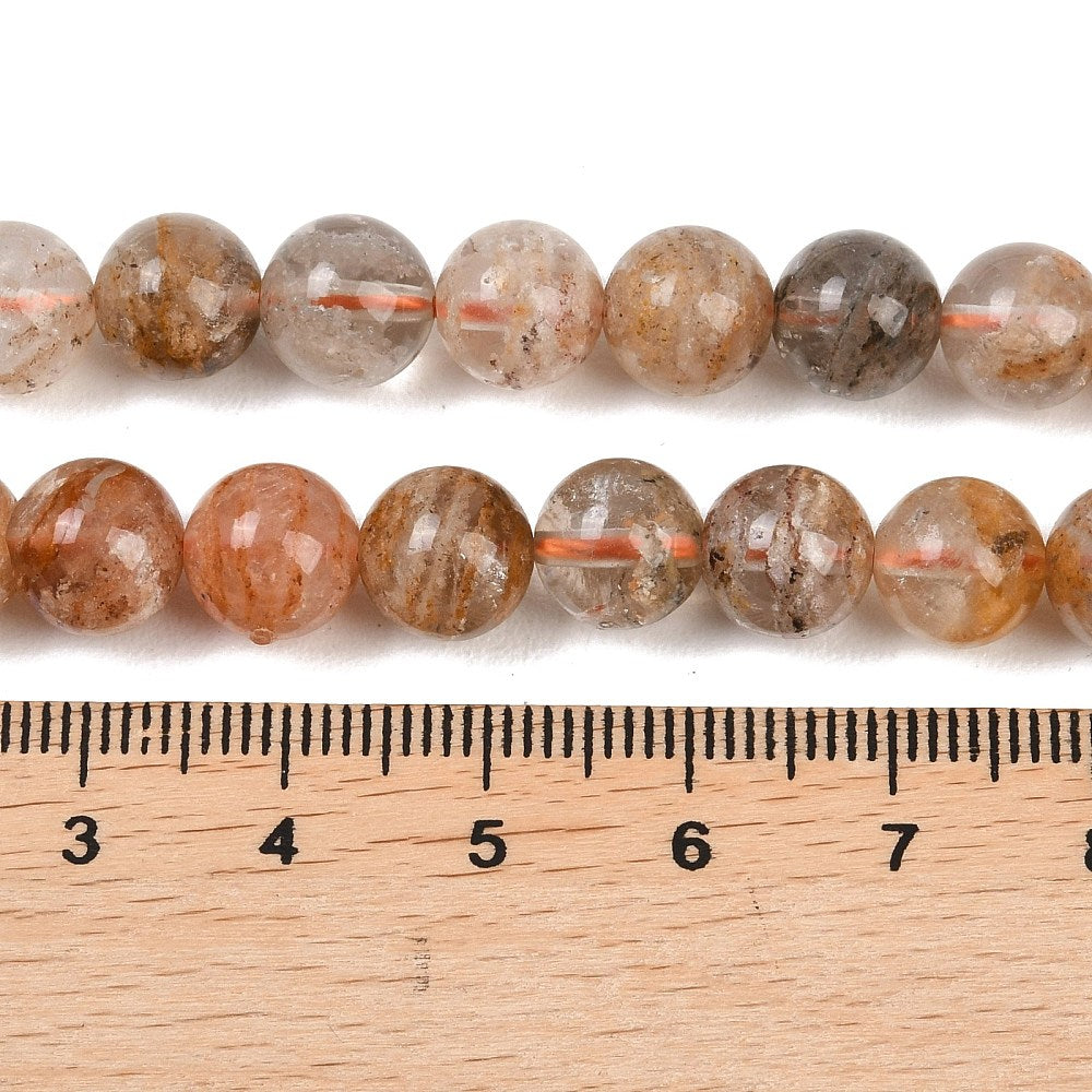Thousand Layer Lodolite Quartz Beads - Alberta Bead Store