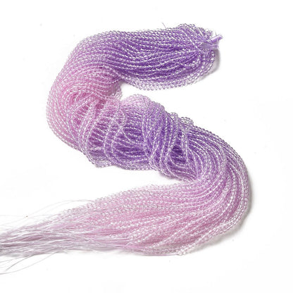 Glass Bead Gradient Purple Pink Faceted Round 3mm - Alberta Bead Store