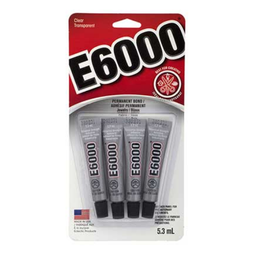 E6000® Industrial Strength Craft Adhesive, Mini Tubes | Alberta Bead Store