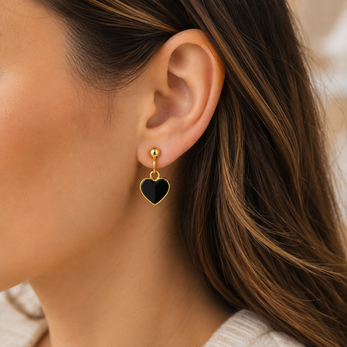 Boucles d'oreilles frangées l'Heure Dorée