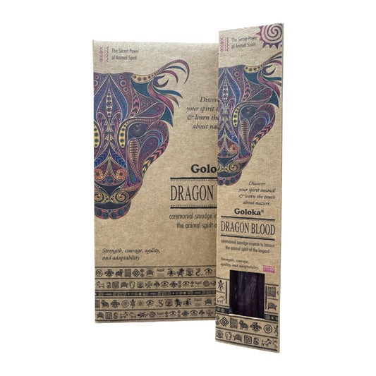 Goloka Dragon Blood Smudged Incense 8 Stick