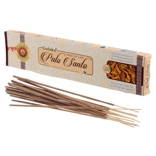 Goloka Palo Santo Incense - Premium  from Goloka Malasha Incense - Shop now at Crystals and Sun Signs Co