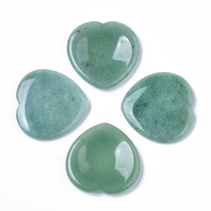 Green Aventurine Gemstone Worry Heart