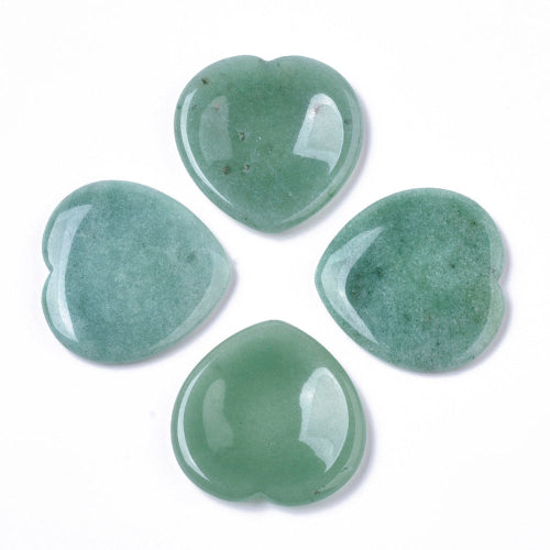 Green Aventurine Gemstone Worry Heart
