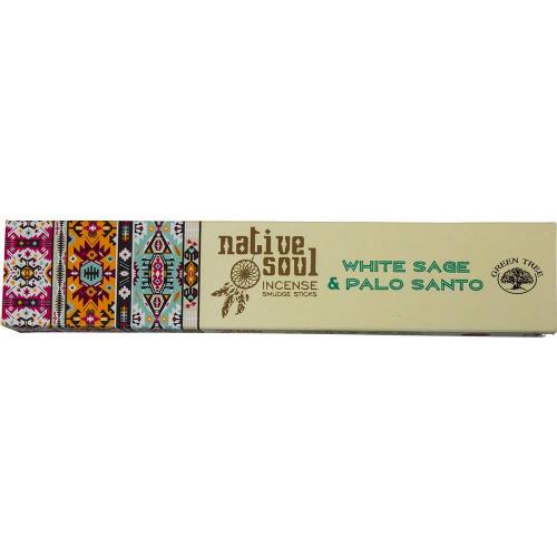 Native Soul Incense White Sage/Palo Santo | Green Tree