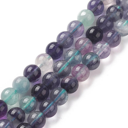 Perle de pierre gemme de fluorite