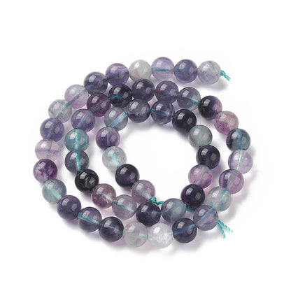 Perle de pierre gemme de fluorite