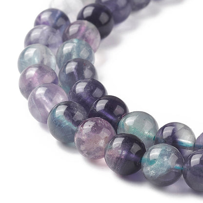 Perle de pierre gemme de fluorite