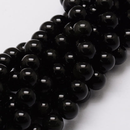 Obsidian Gemstone Bead