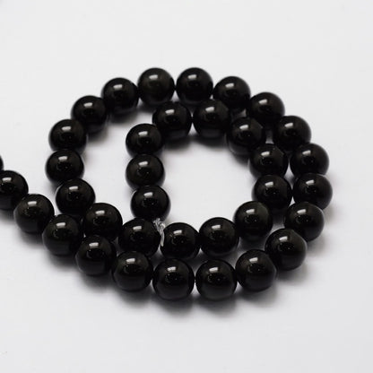 Obsidian Gemstone Bead
