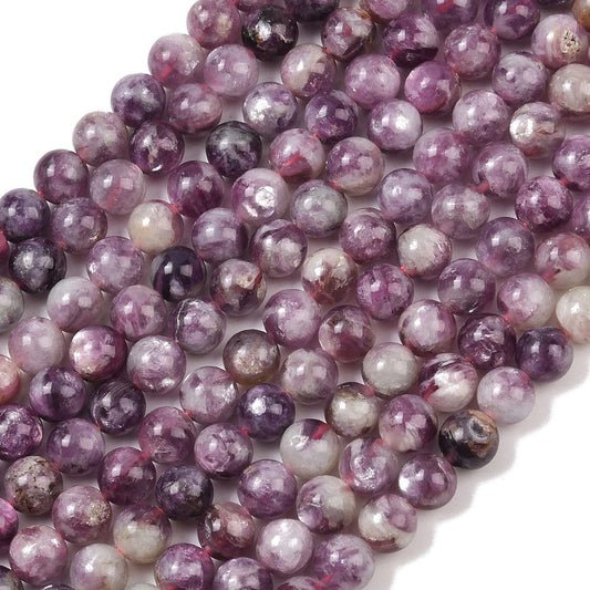 Lepidolite Gemstone Beads