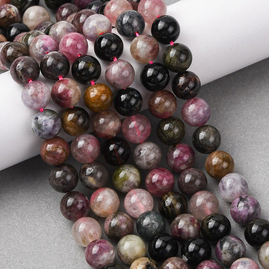 Multi Tourmaline Gemstone Beads