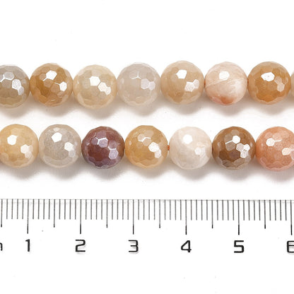 Silk Jade Electroplated Faceted Gemstone Bead - Alberta Bead Store