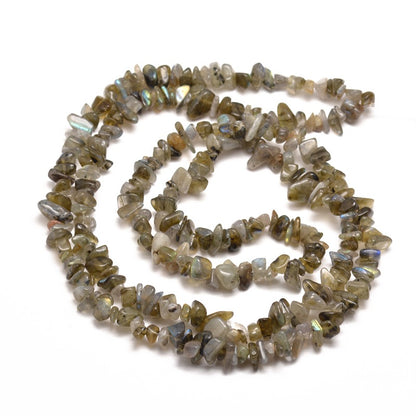 Labradorite Gemstone Chip Bead
