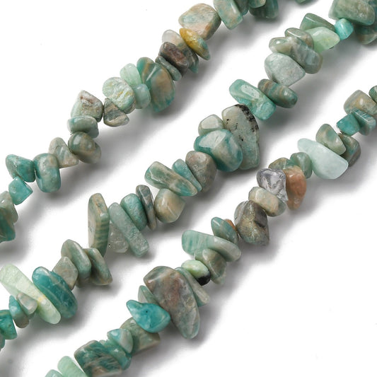 Amazonite Gemstone Chip Beads