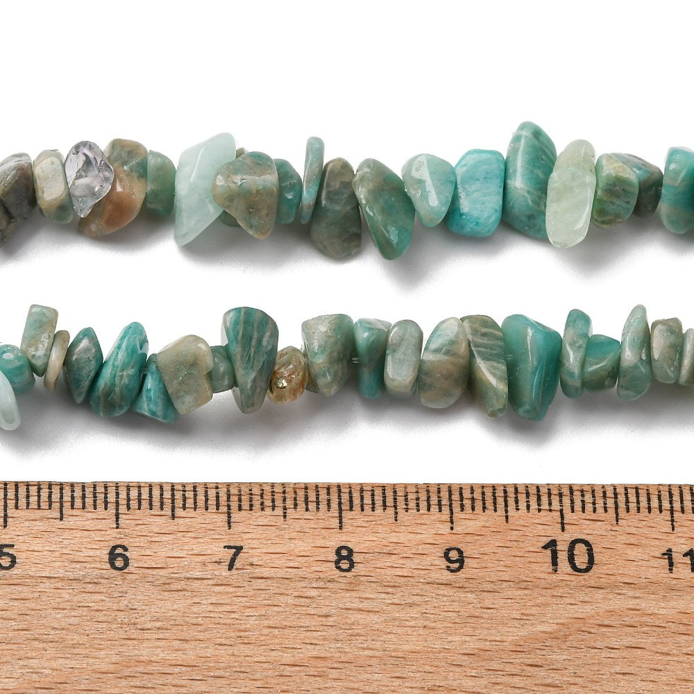 Amazonite Gemstone Chip Beads