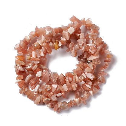 Sunstone Gemstone Chip Bead