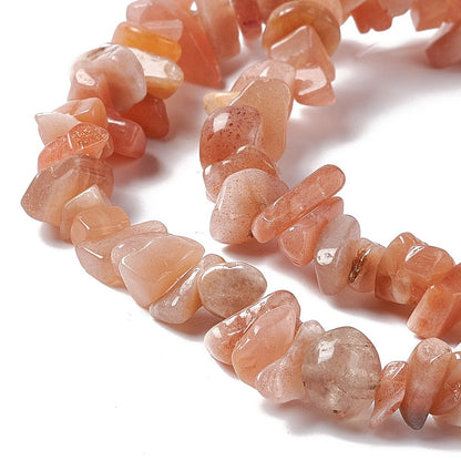 Sunstone Gemstone Chip Bead