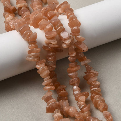 Sunstone Gemstone Chip Bead