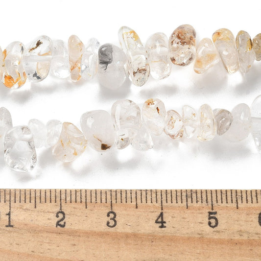 Garden Quartz Gemstone Chip Bead