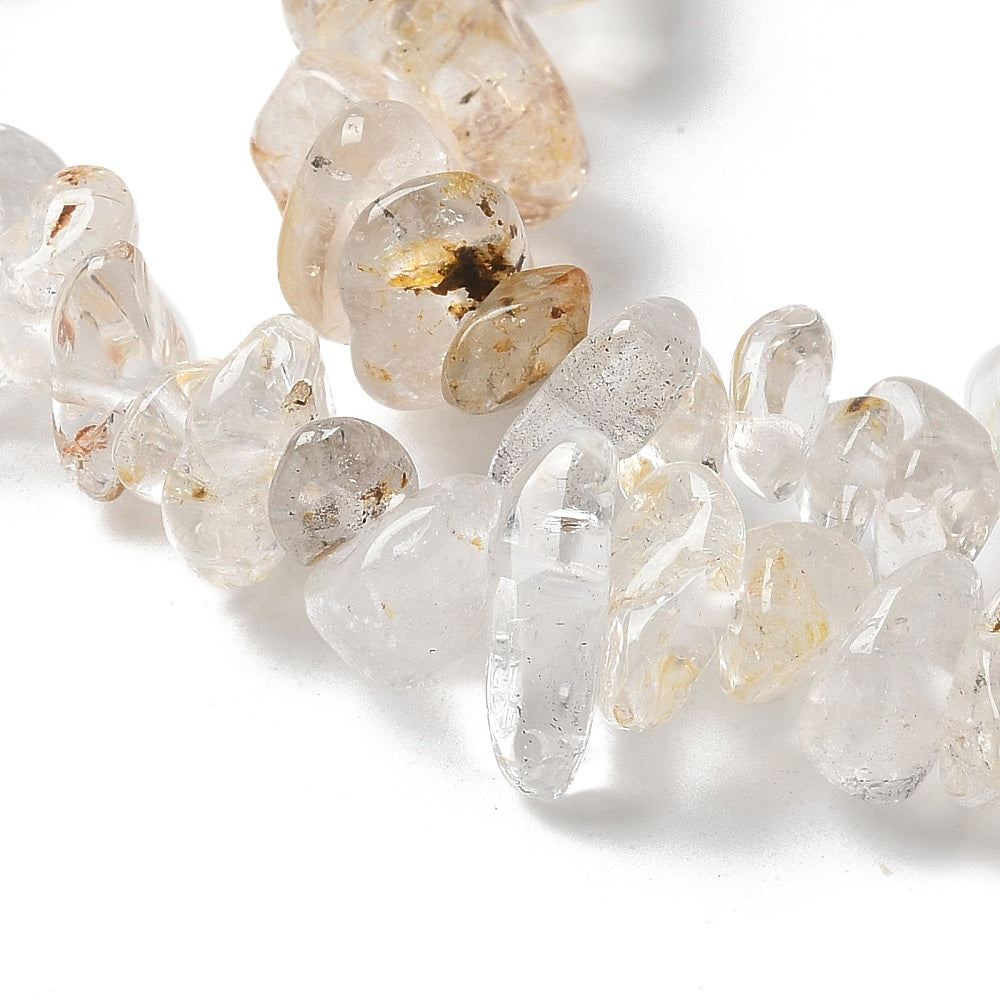 Garden Quartz Gemstone Chip Bead