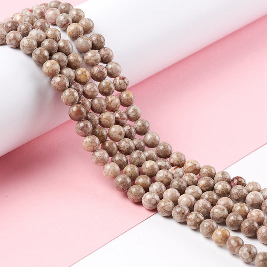 Maifan Gemstone Bead Thistle