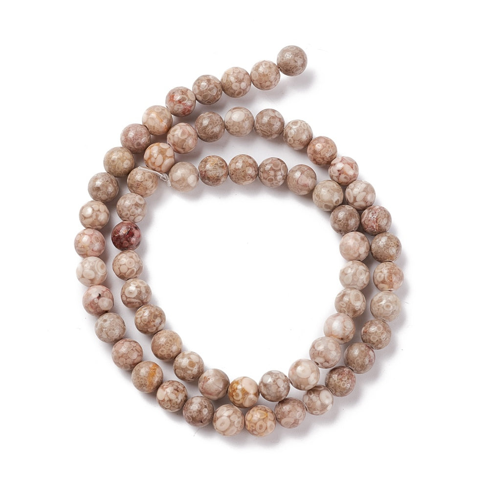 Maifan Gemstone Bead Thistle