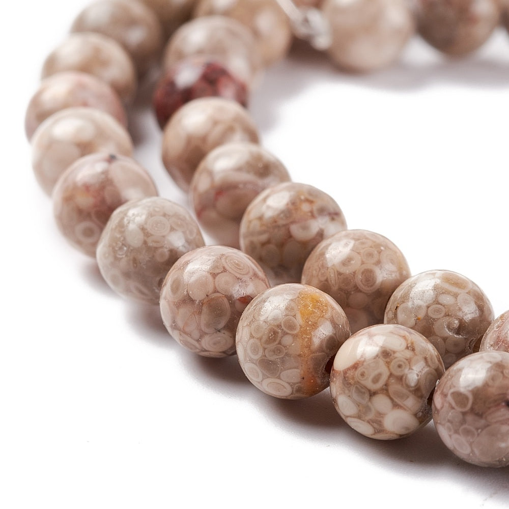 Maifan Gemstone Bead Thistle